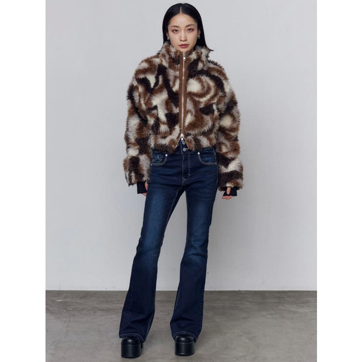 シングルミニボアブルゾン[品番：MKSW0066937]｜EMODA（エモダ）の