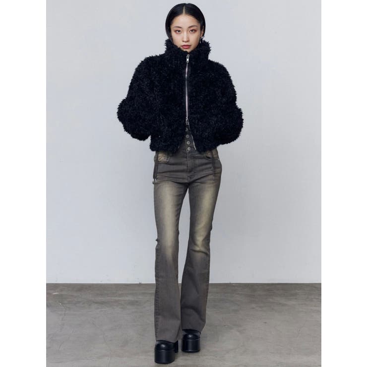 シングルミニボアブルゾン | EMODA | 詳細画像45 