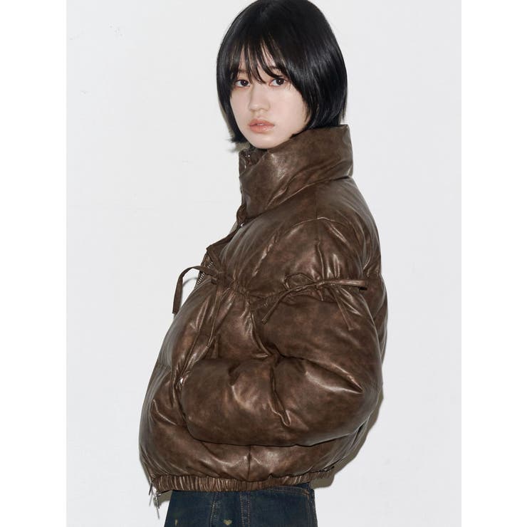 リボンパッファーダウンブルゾン | EMODA | 詳細画像42 