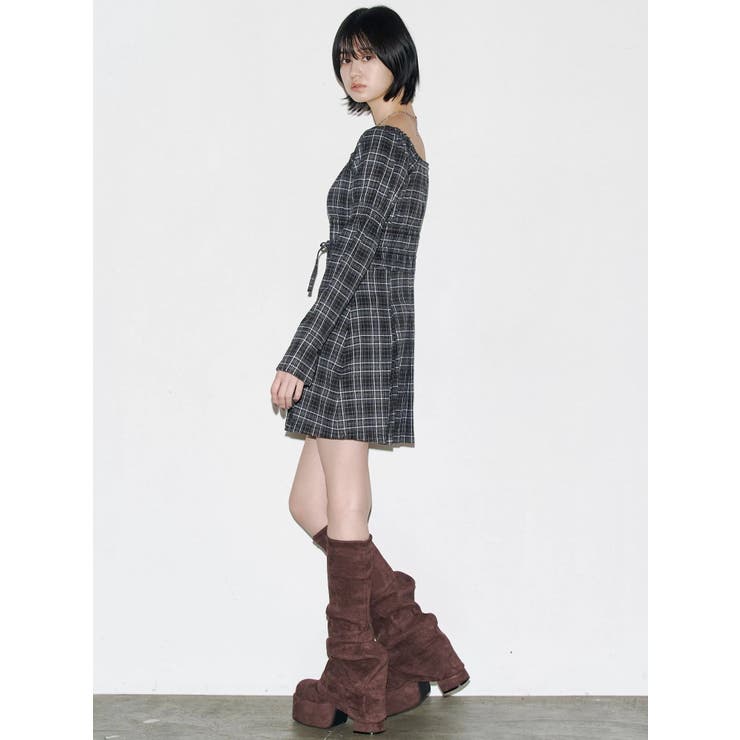 2WAYショルダーギャザーワンピース | EMODA | 詳細画像11 