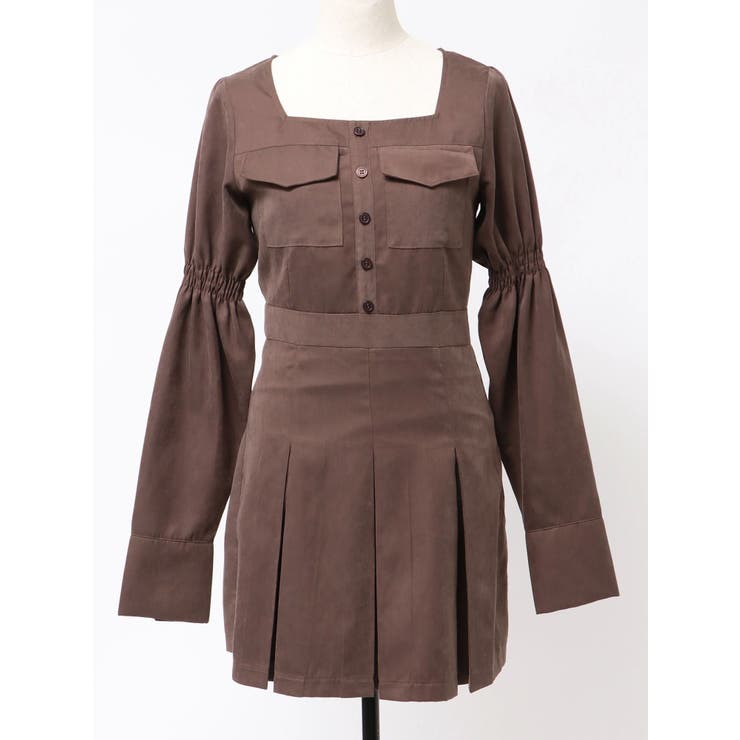 2WAYショルダーギャザーワンピース | EMODA | 詳細画像18 