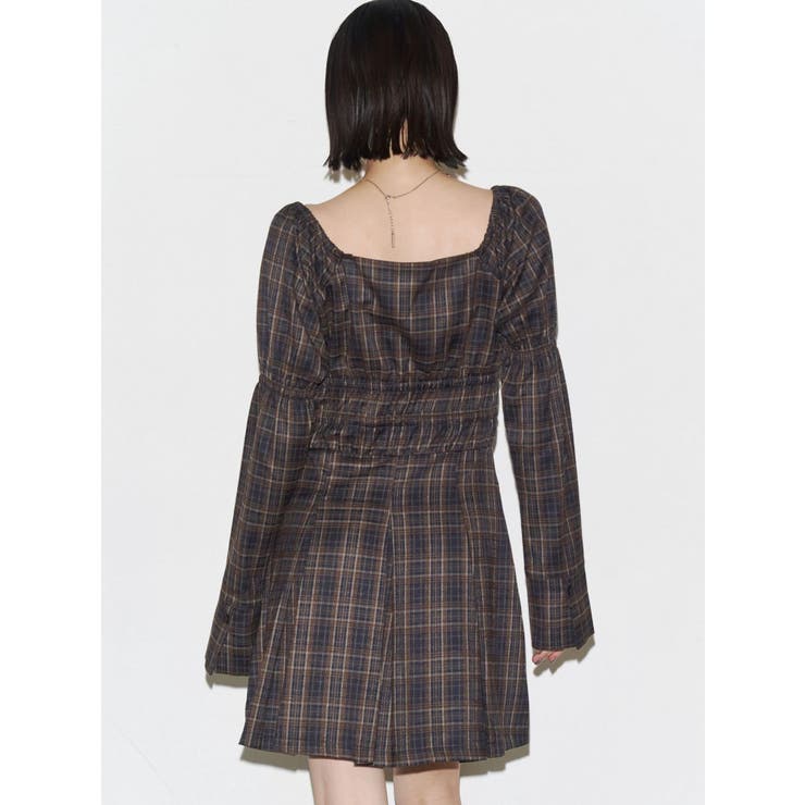 2WAYショルダーギャザーワンピース | EMODA | 詳細画像4 