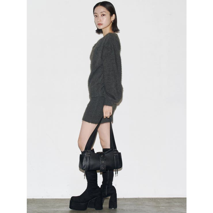 シャギードレープミニワンピース | EMODA | 詳細画像12 