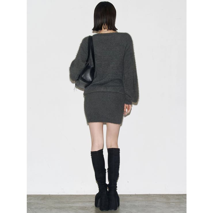 シャギードレープミニワンピース | EMODA | 詳細画像13 