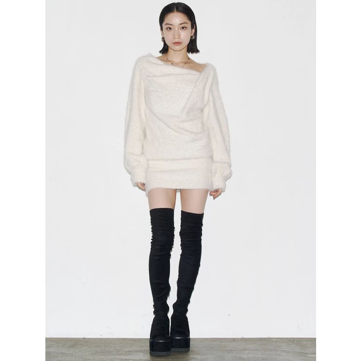 シャギードレープミニワンピース | EMODA | 詳細画像17 