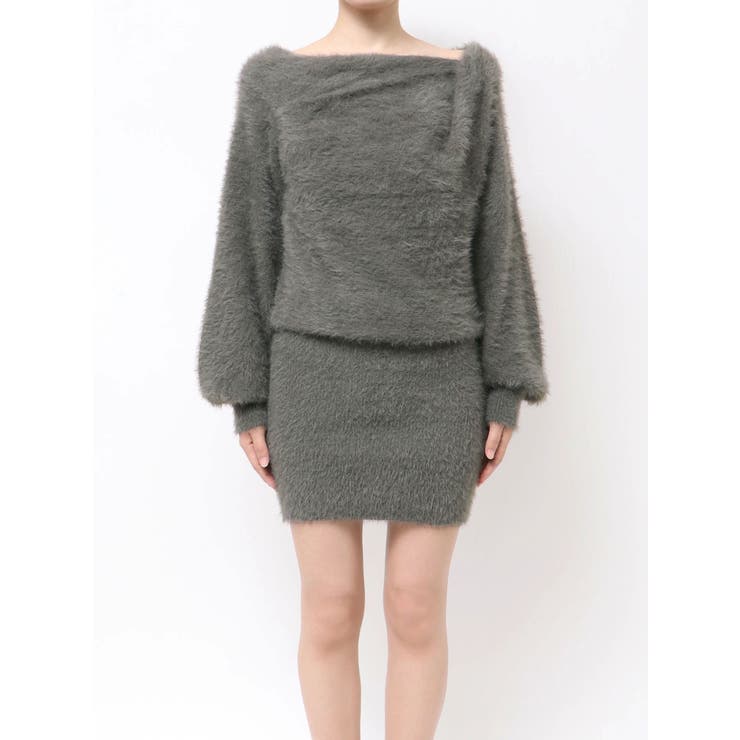 シャギードレープミニワンピース | EMODA | 詳細画像34 