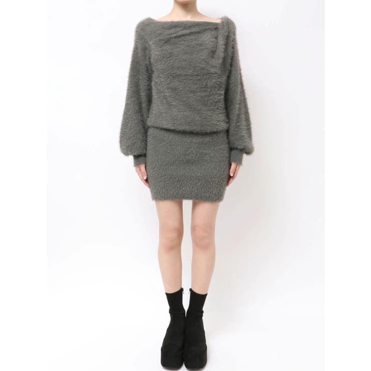 シャギードレープミニワンピース | EMODA | 詳細画像41 