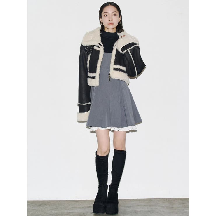 ヘムレイヤードフレアミニワンピース | EMODA | 詳細画像16 