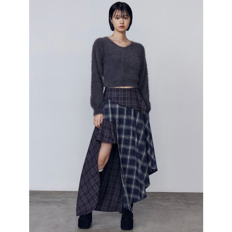 アシンメトリードッキングスカート | EMODA | 詳細画像18 