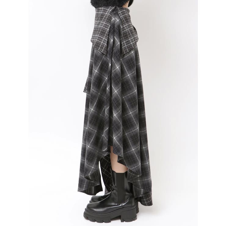 アシンメトリードッキングスカート | EMODA | 詳細画像27 