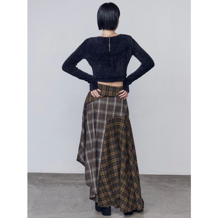 アシンメトリードッキングスカート | EMODA | 詳細画像7 