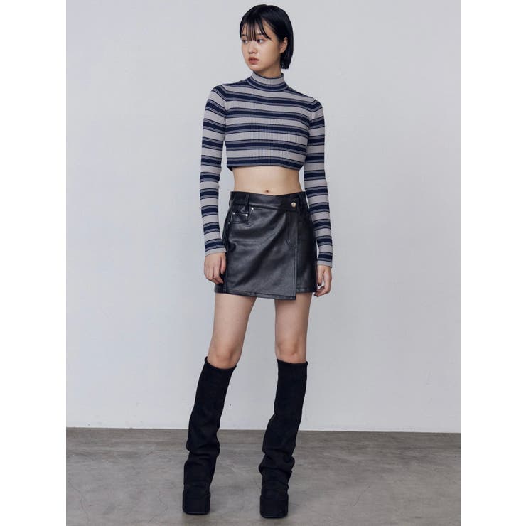 アシンメトリーラップスカート | EMODA | 詳細画像14 