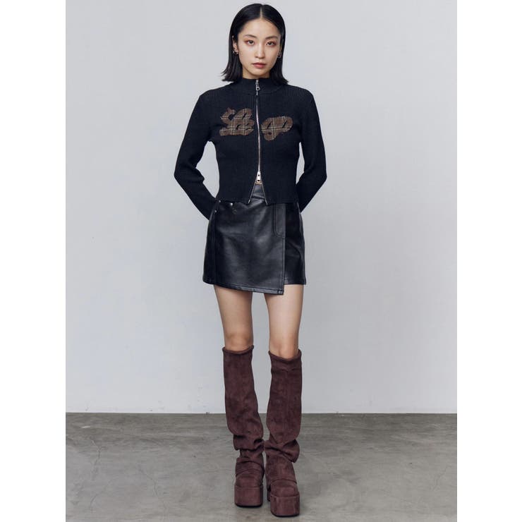 アシンメトリーラップスカート | EMODA | 詳細画像25 