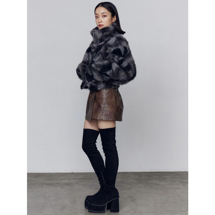 アシンメトリーラップスカート | EMODA | 詳細画像27 