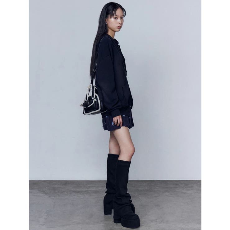 プリーツニットミニスカート | EMODA | 詳細画像15 