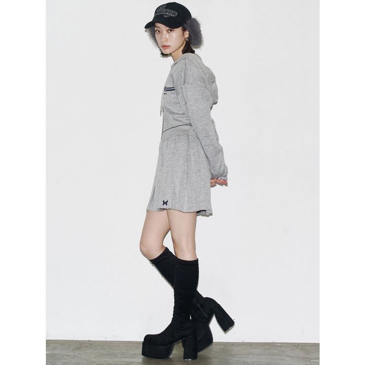 プリーツニットミニスカート | EMODA | 詳細画像18 