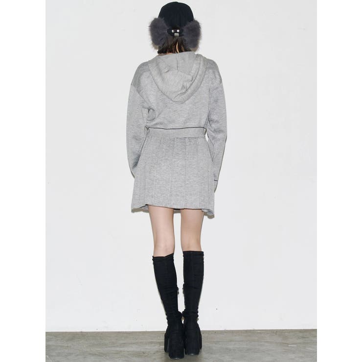 プリーツニットミニスカート | EMODA | 詳細画像19 