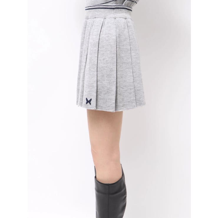 プリーツニットミニスカート | EMODA | 詳細画像21 