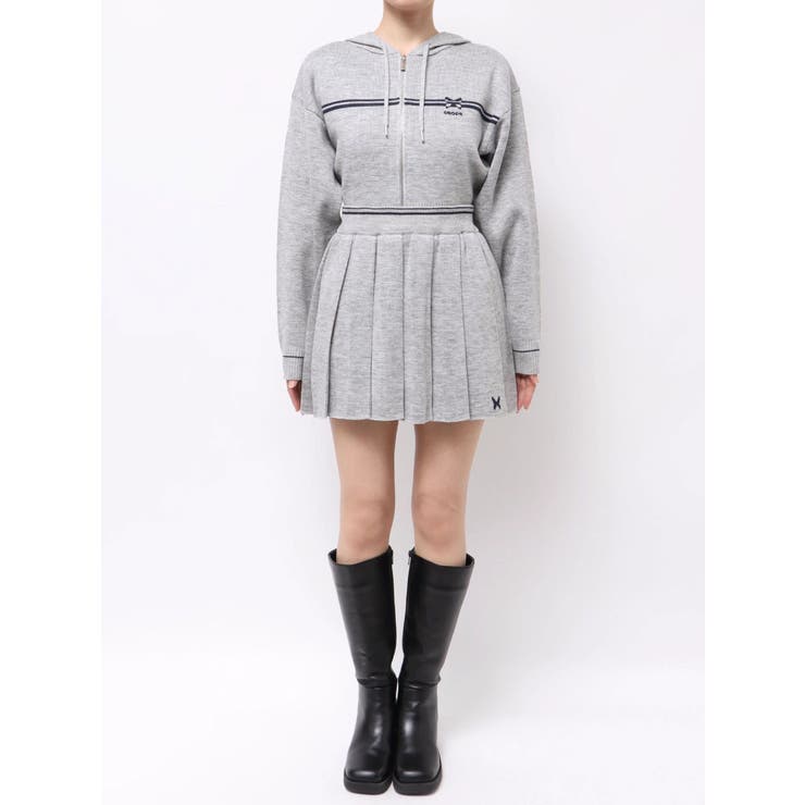 プリーツニットミニスカート | EMODA | 詳細画像26 