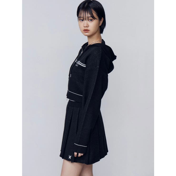 プリーツニットミニスカート | EMODA | 詳細画像4 