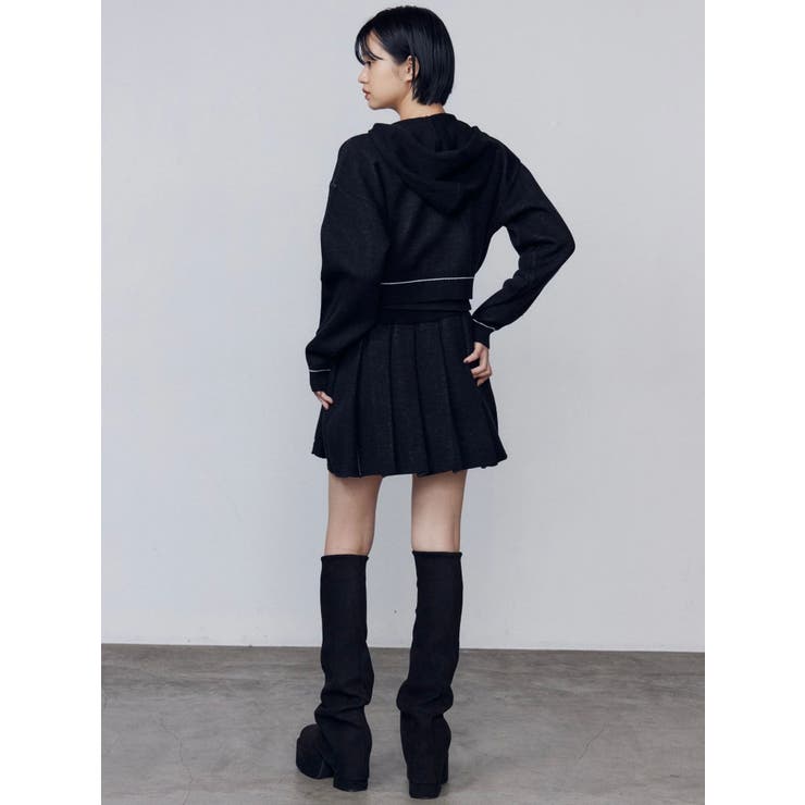 プリーツニットミニスカート | EMODA | 詳細画像6 