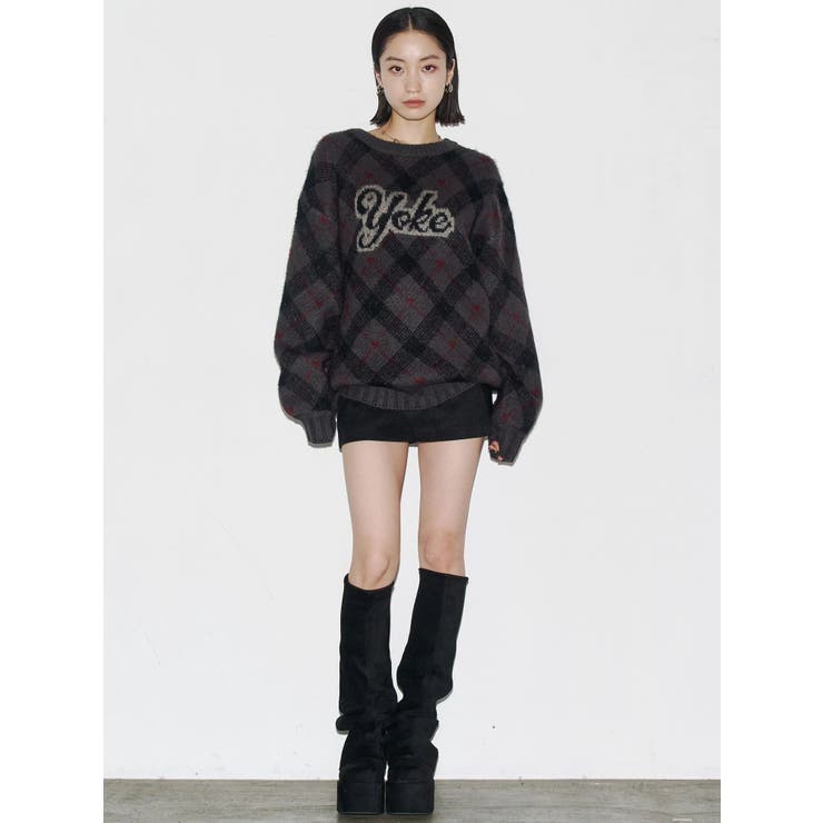 ハートパッチボックスミニスカート | EMODA | 詳細画像18 