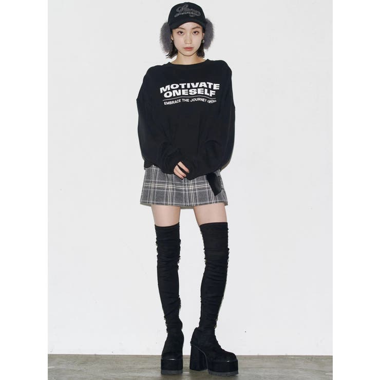 ハートパッチボックスミニスカート | EMODA | 詳細画像22 