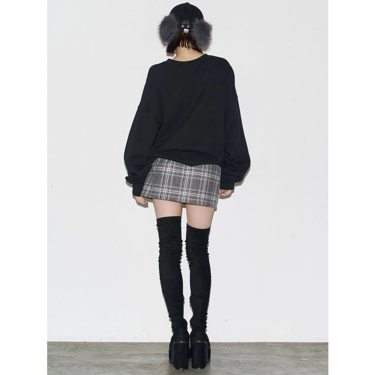 ハートパッチボックスミニスカート | EMODA | 詳細画像24 