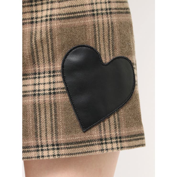 ハートパッチボックスミニスカート | EMODA | 詳細画像30 