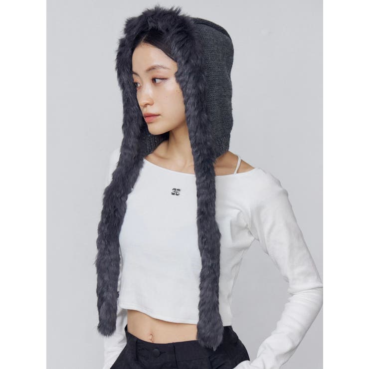 ツートーンシャギーニットキャップ | EMODA | 詳細画像2 