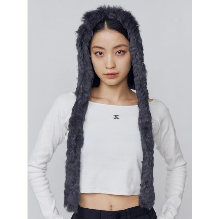 ツートーンシャギーニットキャップ | EMODA | 詳細画像3 