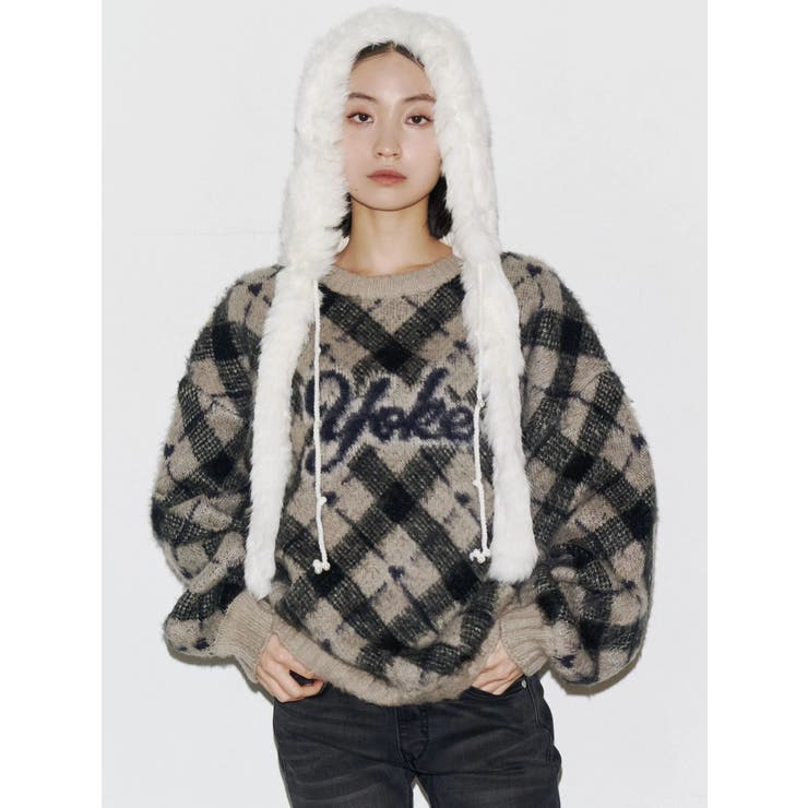 ツートーンシャギーニットキャップ | EMODA | 詳細画像5 