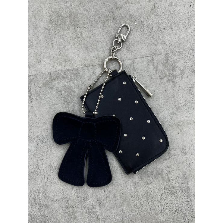 ブラック | スタッズカードケースミラー | EMODA