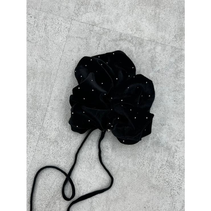 ブラック | スタッズシュシュ | EMODA