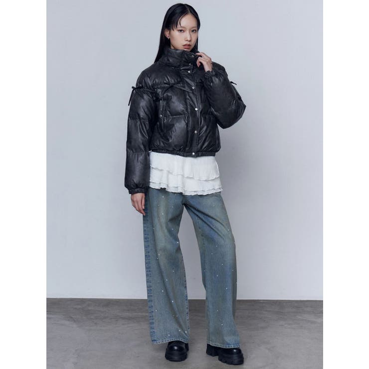 ニットレースラップスカート | EMODA | 詳細画像3 