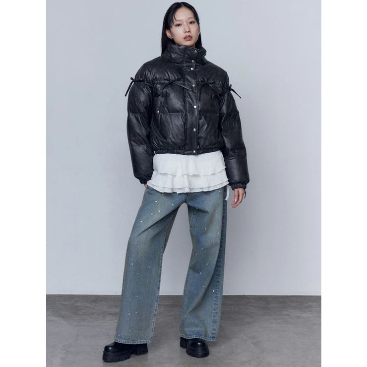 ニットレースラップスカート | EMODA | 詳細画像4 