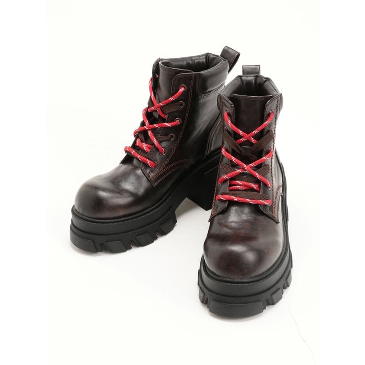 レースアップタンクソールブーツ[品番：MKSW0066936]｜EMODA（エモダ