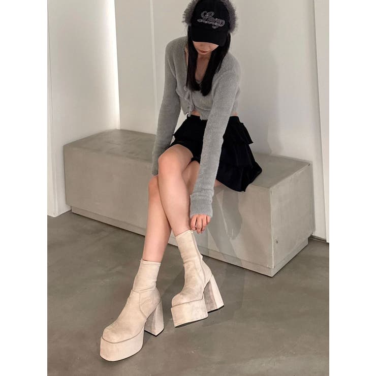 バルキープランプショートフィットブーツ | EMODA | 詳細画像5