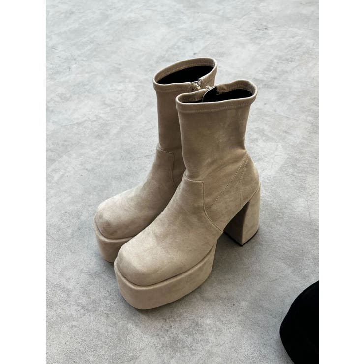 バルキープランプショートフィットブーツ | EMODA | 詳細画像9