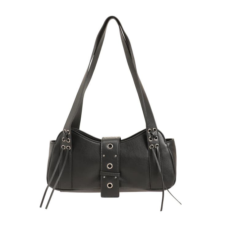 ブラック | ヴィンテージライクアイレットバッグ | EMODA