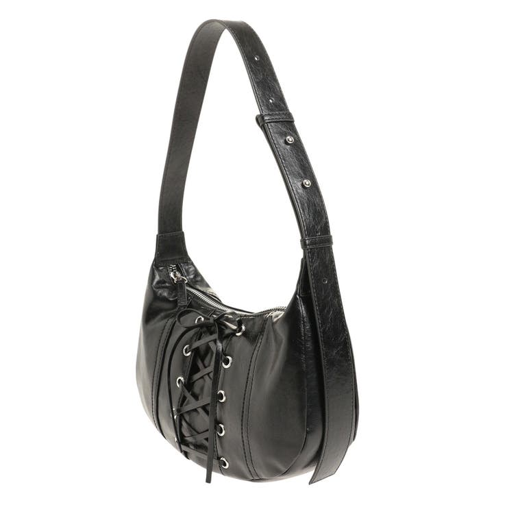 レースアップハーフムーンバッグ | EMODA | 詳細画像7 