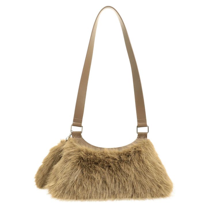 フェイクファーチャームショルダーバッグ | EMODA | 詳細画像10 