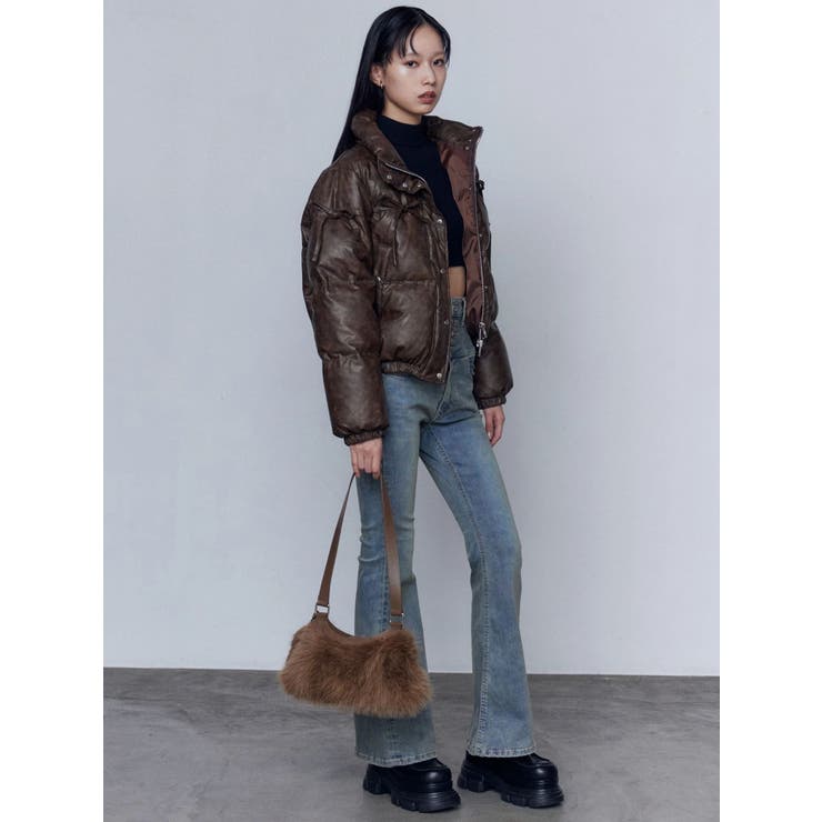 フェイクファーチャームショルダーバッグ | EMODA | 詳細画像6 