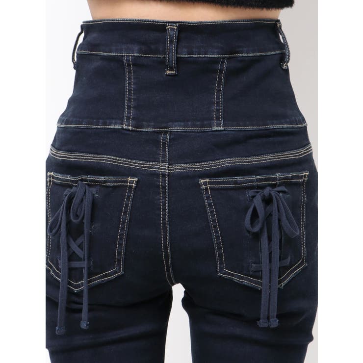 リボンポケットハイウエストパギンス | EMODA | 詳細画像19 