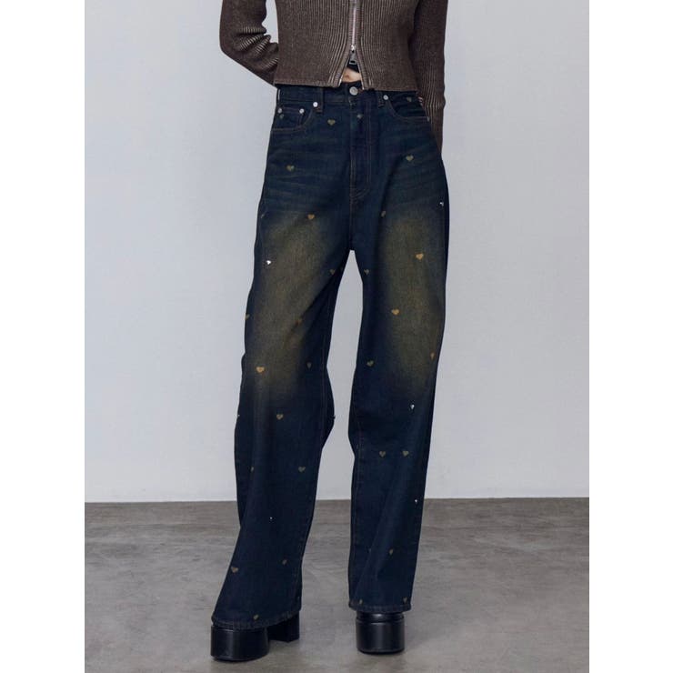 ハートルーズジーンズ　EMODA 新品タグ付き　完売商品 ハートルーズジーンズ[品番：MKSW0066810]｜EMODA（エモダ）の