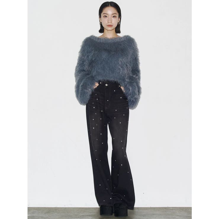 クロスベルトルーズジーンズ | EMODA | 詳細画像17 