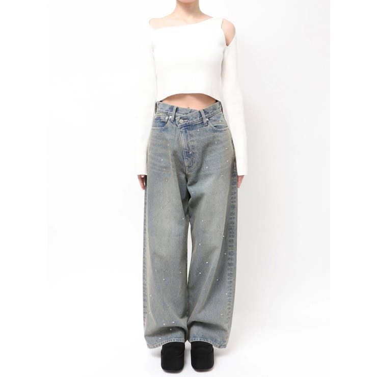 クロスベルトルーズジーンズ | EMODA | 詳細画像28 