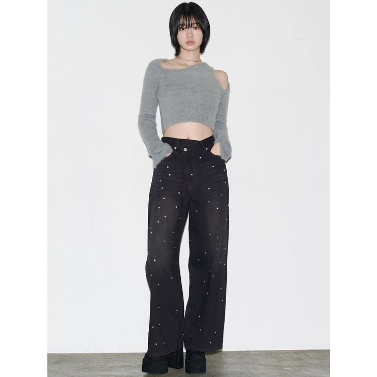 クロスベルトルーズジーンズ | EMODA | 詳細画像8 