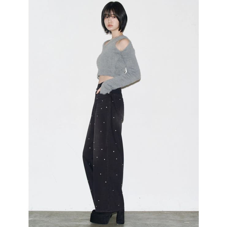 クロスベルトルーズジーンズ | EMODA | 詳細画像9 