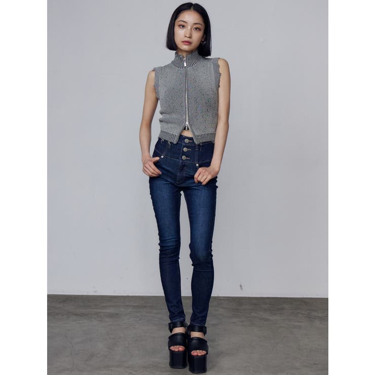 【ELDER】モンスターハイウエストデニム | EMODA | 詳細画像14 